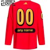 Adidas x Drew House Maillot de Hockey All-Star 2024 Personnaliser NHL Game Rouge Authentic - Enfant